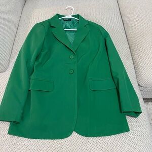 Shein CURVE Blazer Green -1XL